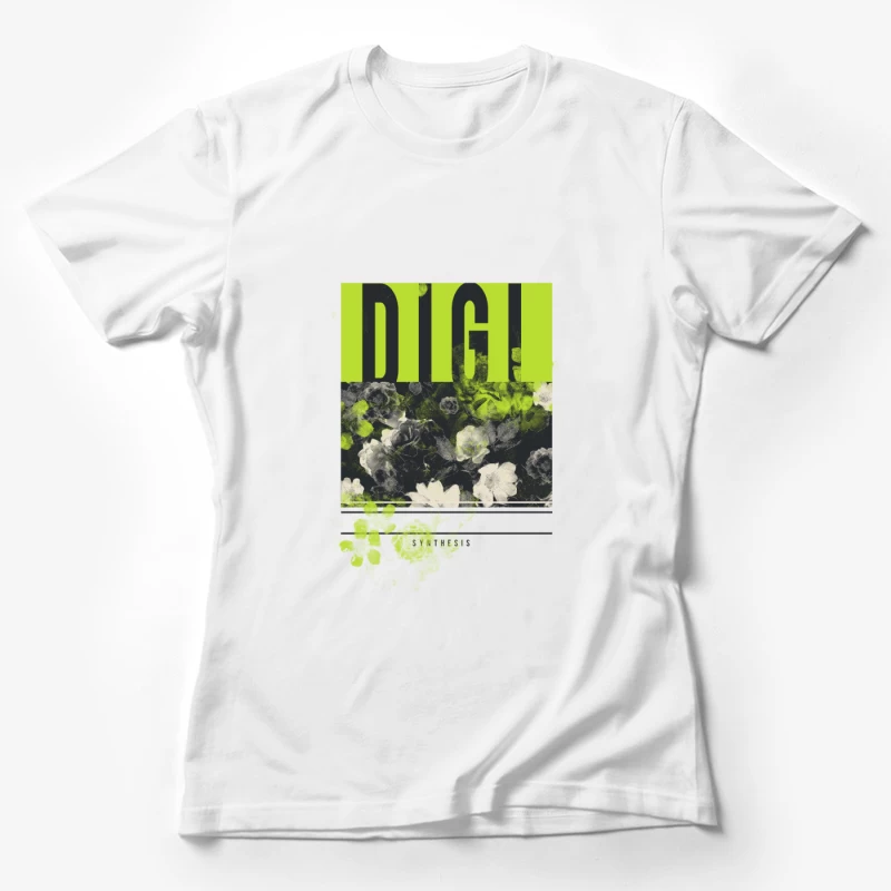 Florales Digitaldesign Damen T-Shirt