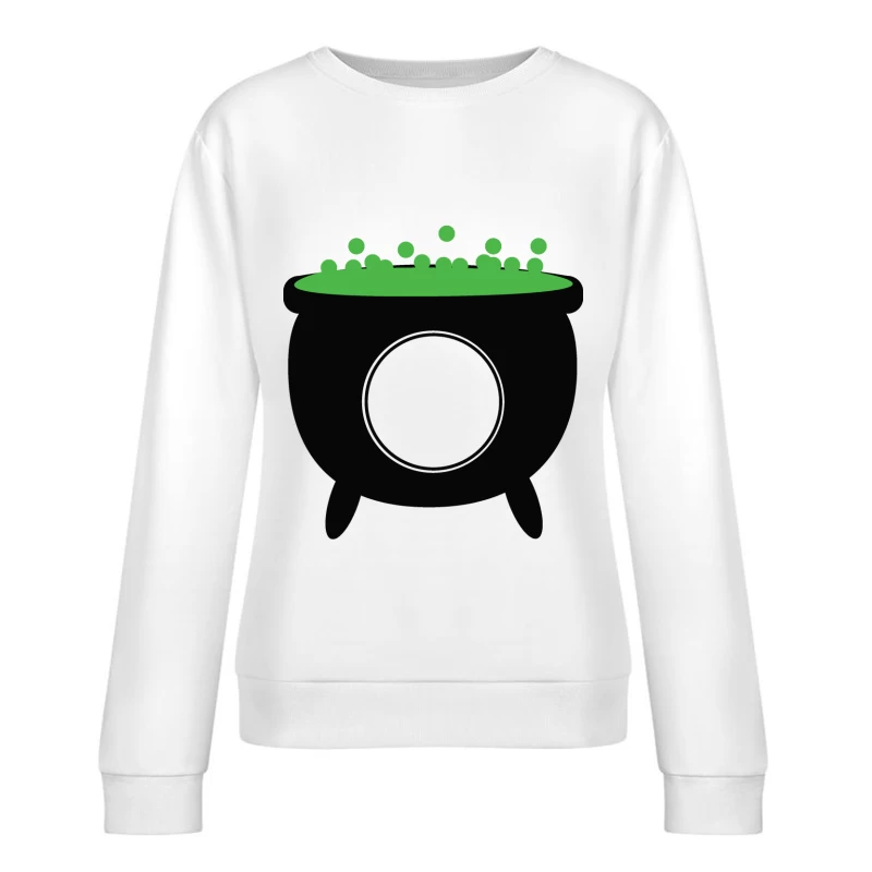 Chaudron magique avec potion verte Femme Sweat-shirt à enfiler