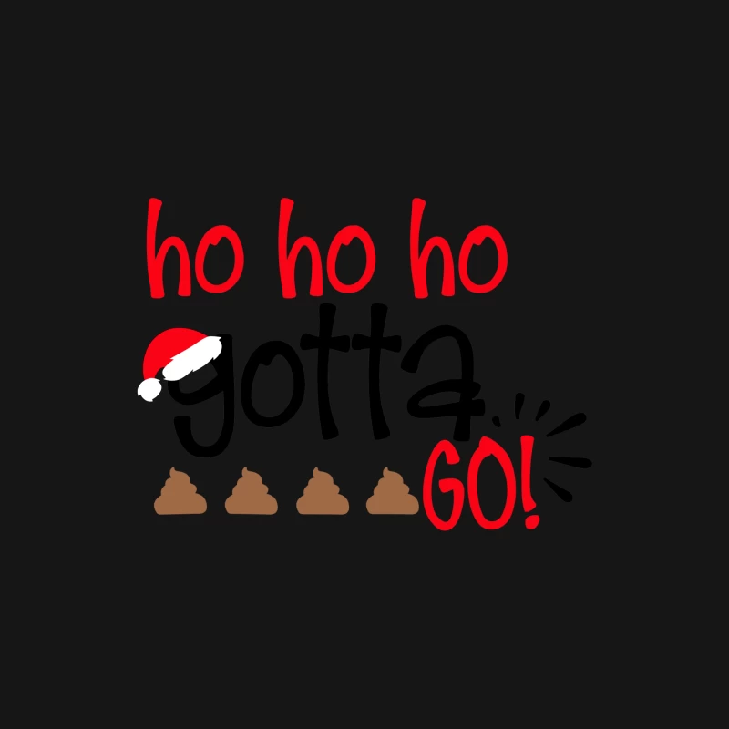 Blague de Noël amusante sur un besoin pressant Homme Manches Longues T-Shirt