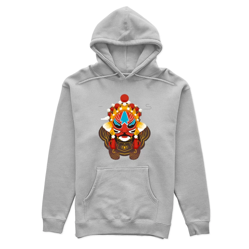 Traditionelle chinesische Opernmaske Damen Pullover Hoodie