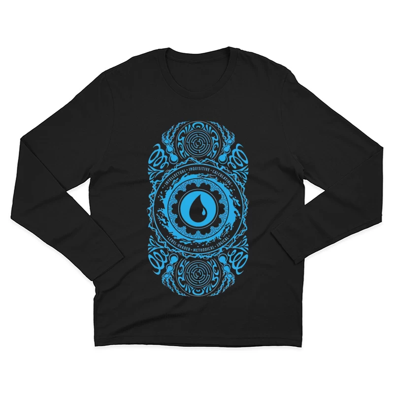 Logical Essence: The Precision Within Male Long Sleeve T-Shirt