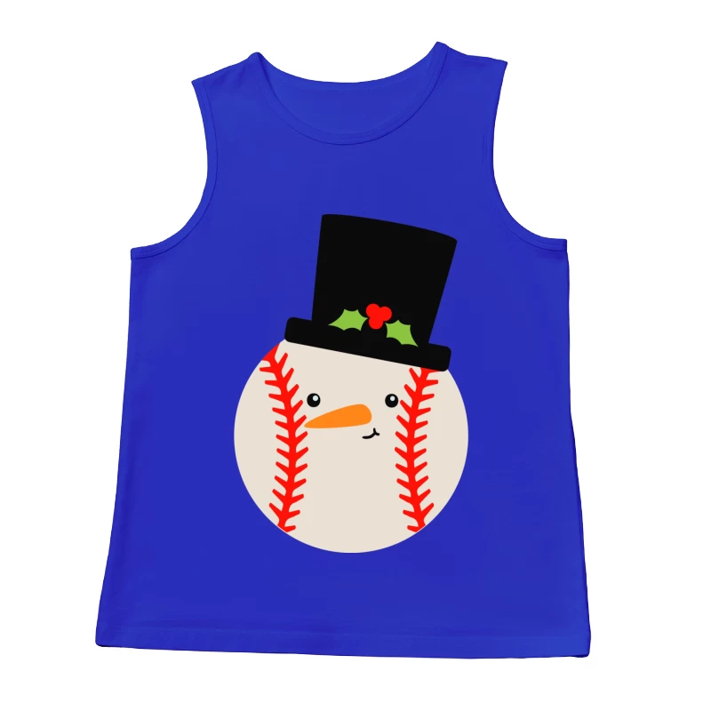 Bonhomme de neige balle de baseball Homme Débardeur