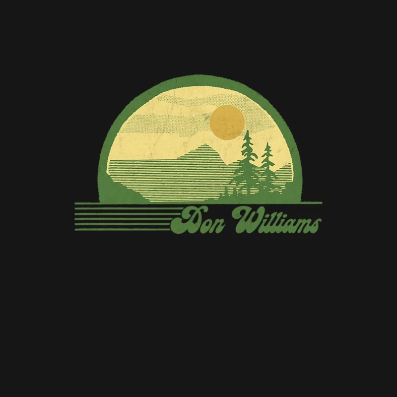 Don Williams  Retro Style Country Fan Design Female Long Sleeve T-Shirt