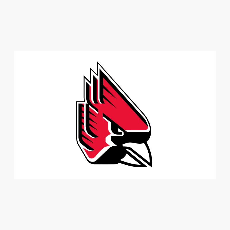 Ball State Cardinals Athletic Logo Travel Mug