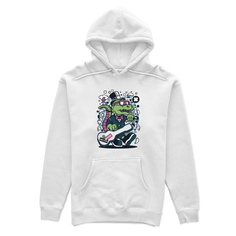 Crocodile rock star élégant Femme Sweat à capuche