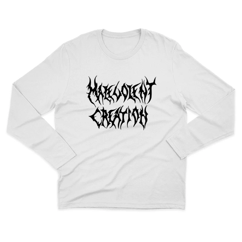 Malevolent Creation Black Logo Male Long Sleeve T-Shirt