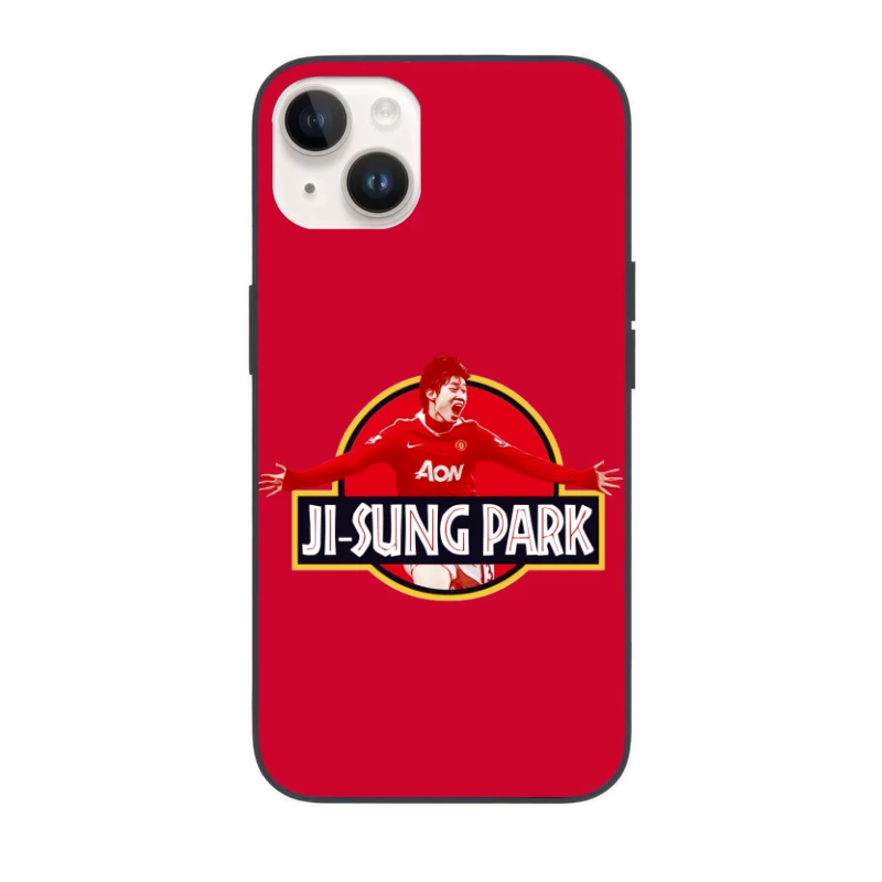 Retro Man United - PARK JI SUNG iPhone Case