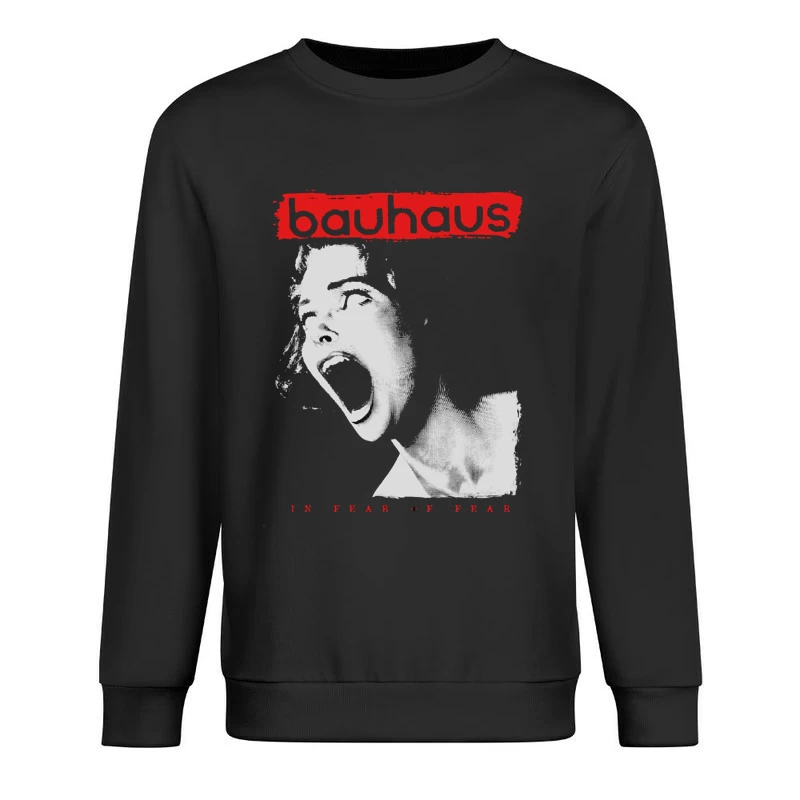 Bauhaus - In Fear of Fear Gothic Album Art Male Pullover Sweatshirt