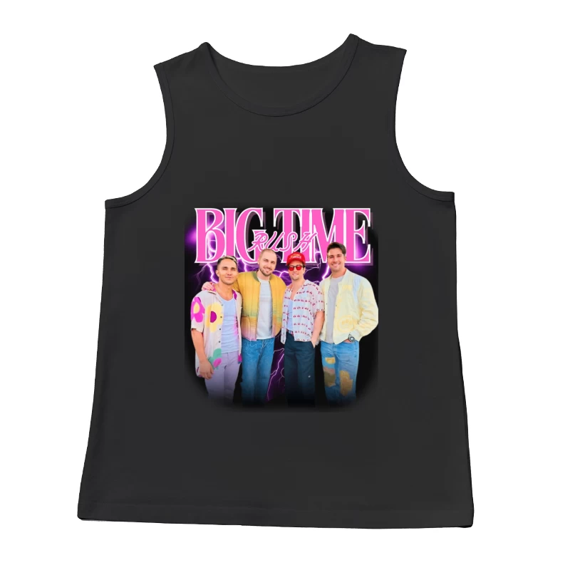 Big Time Rush Boy Band Members in Casual Modern Fashion Male Tank Top