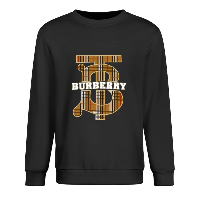 Burberry Logo mit Karomuster Herren Pullover Sweatshirt
