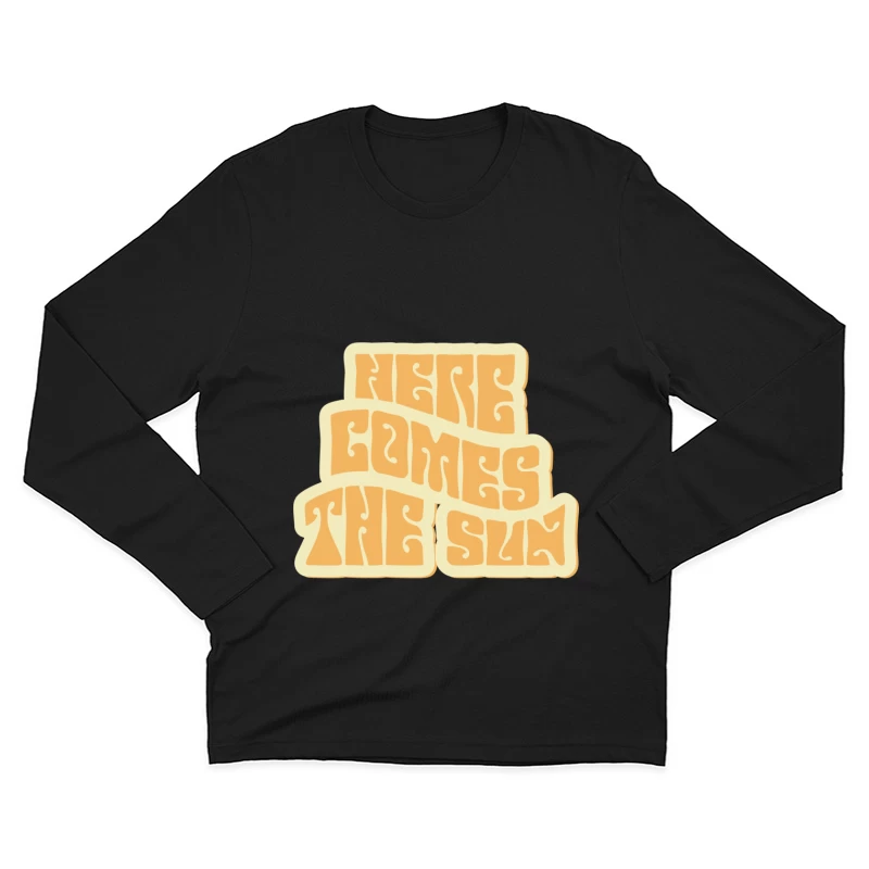 Retro Zitat Design - Sonnenmotiv Herren Langarm T-Shirt