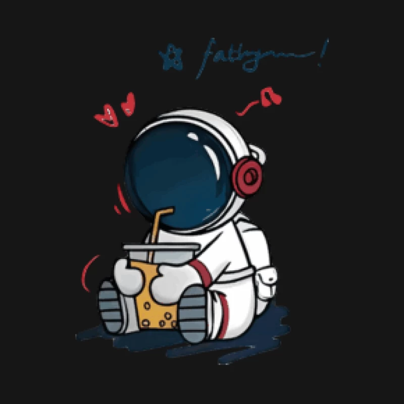 Astronaut mit Blase-Tee Damen Langarm T-Shirt