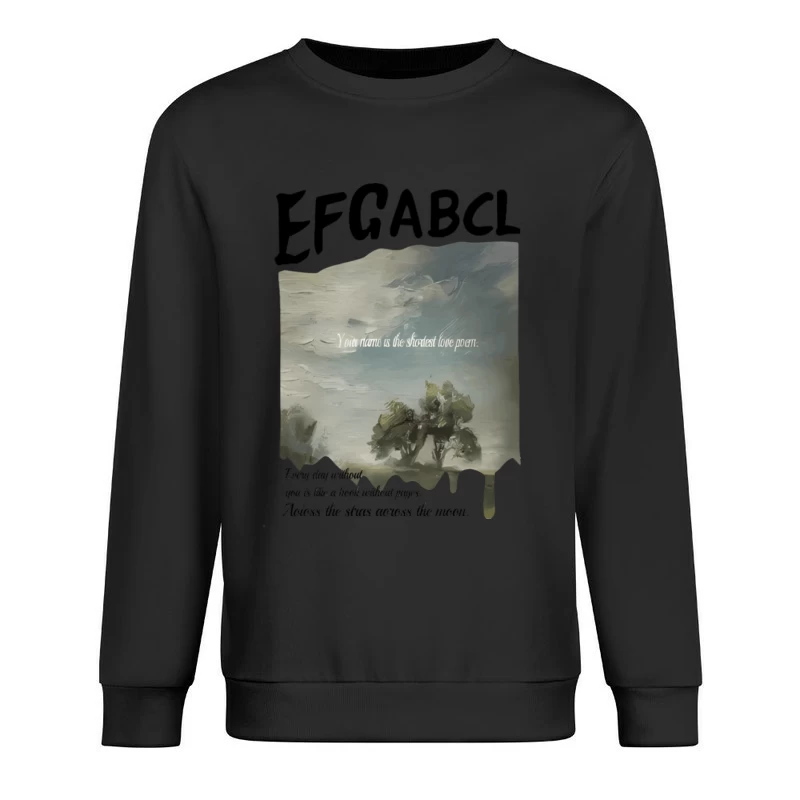 Musiknoten und Kunst Herren Pullover Sweatshirt