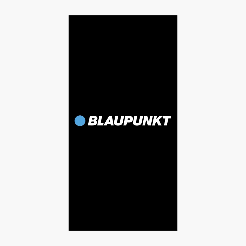 Blaupunkt Electronics Brand Logo with Blue Circle iPhone Case