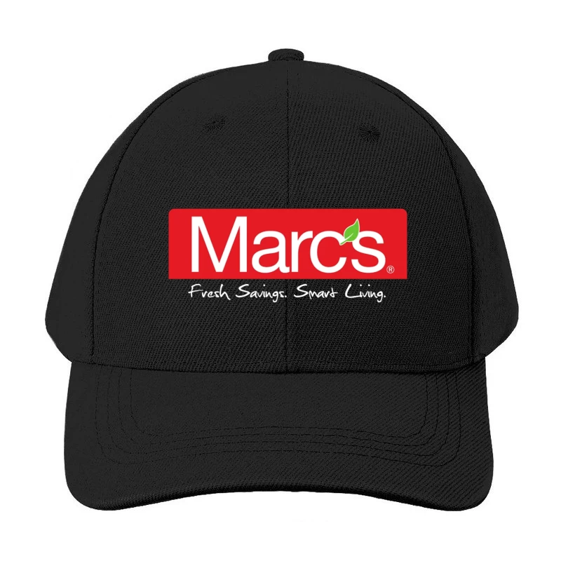 Marc's Supermarket Logo with Fresh Savings Tagline Baseball Cap