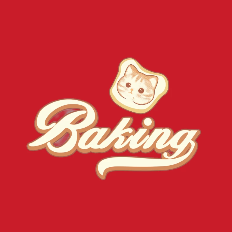 Katzen-Bäckerei Logo Damen Pullover Hoodie