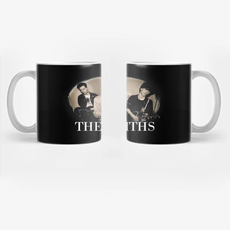 The Smiths - Iconic 1980s Alternative Rock Band Portrait Coffee Mug