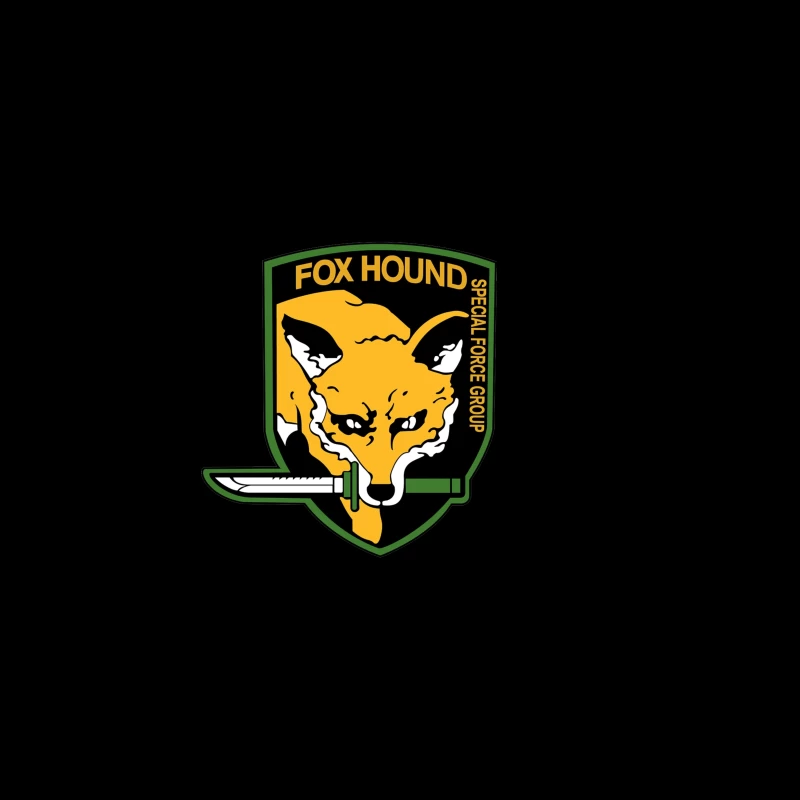 Fox Hound Special Force Group Emblem Desk Mat