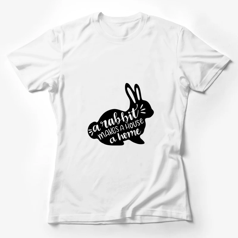 Motif géométrique noir Femme T-Shirt