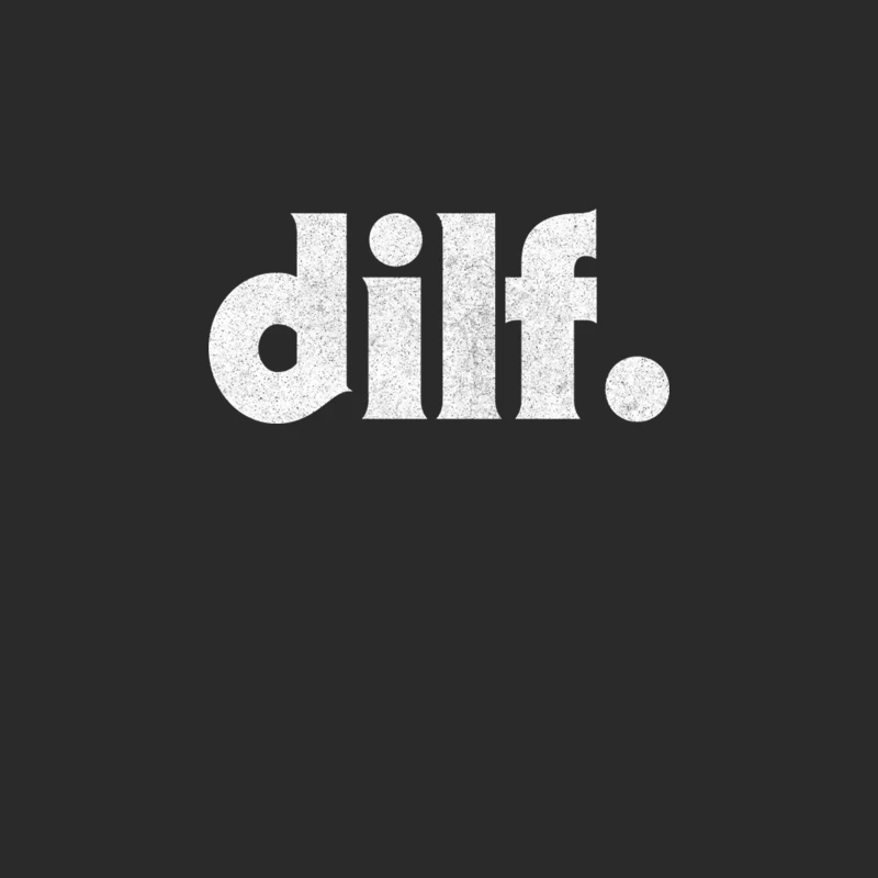 DILF  Retro Style Typography Design Baseball Cap