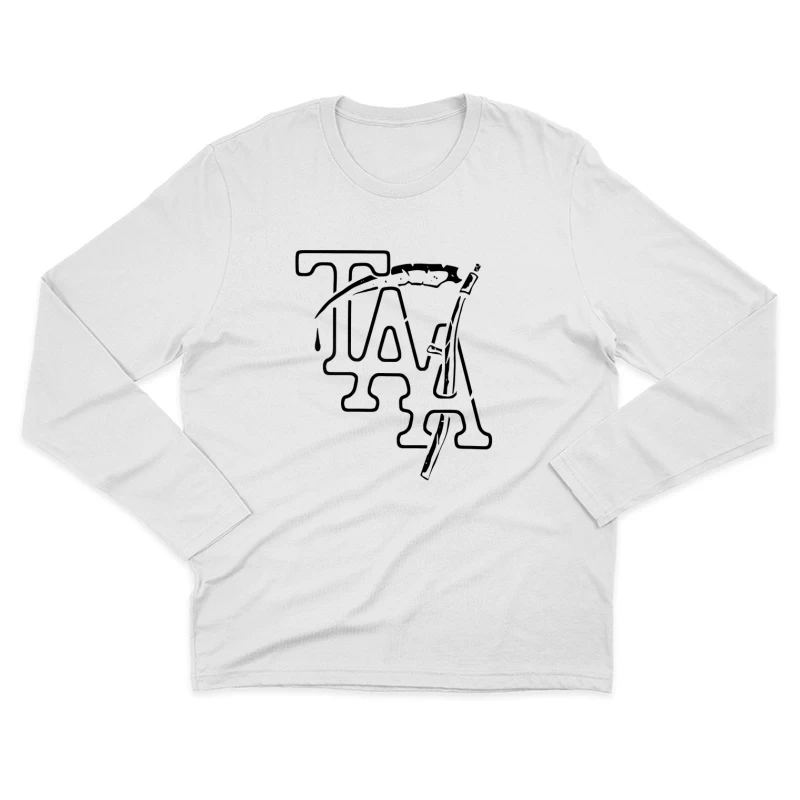 The Amity Affliction Black Logo Male Long Sleeve T-Shirt