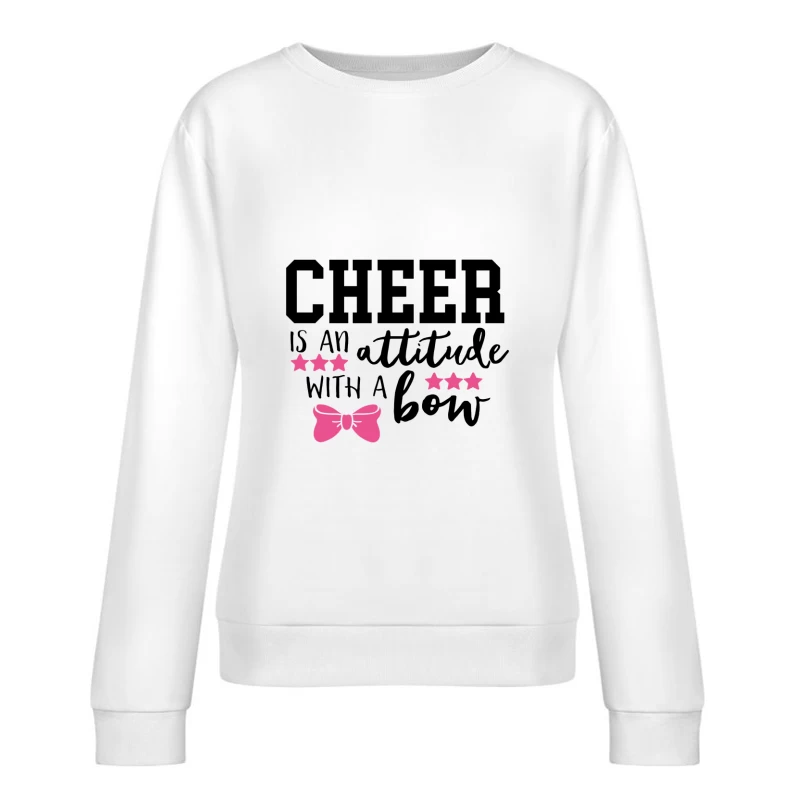 Chat mignon avec un nœud et des étoiles Femme Sweat-shirt à enfiler