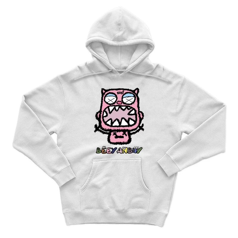 Niedliches Cartoon-Monster-Design Herren Pullover Hoodie