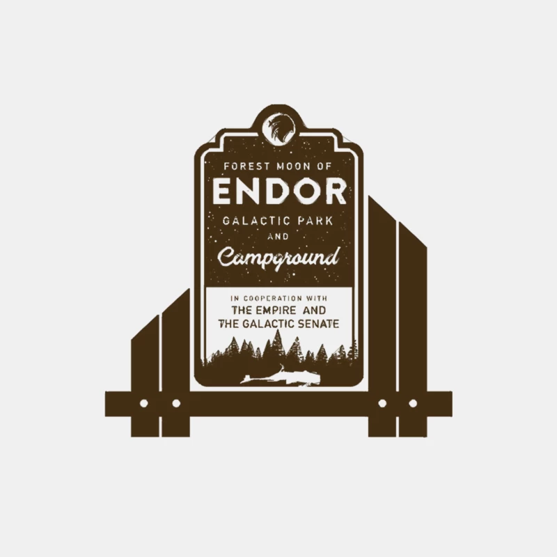 Endor Galactic Campground Male Tank Top