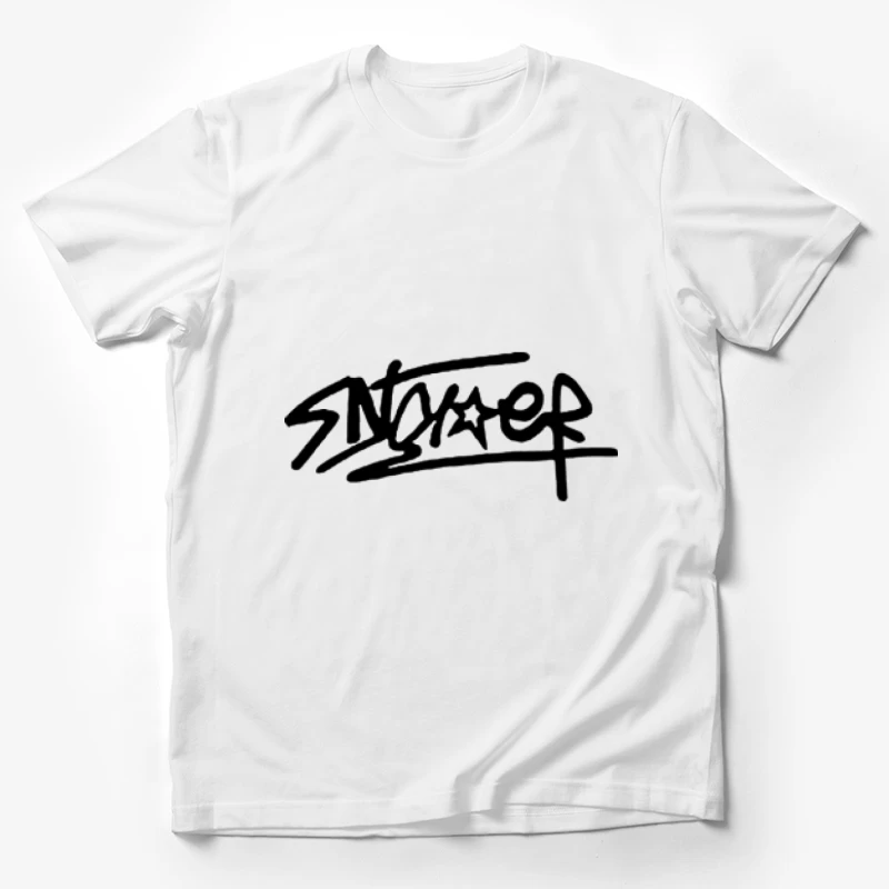 Graffiti-Kunst-Logo mit Sternmotiv Herren T-Shirt