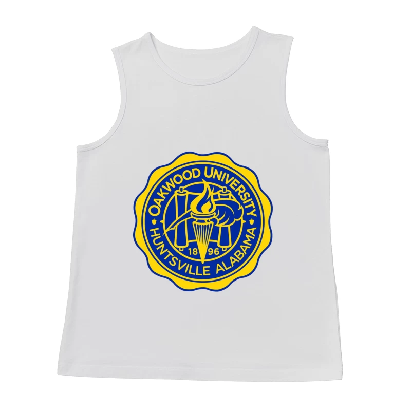 Official Seal of Oakwood University in Huntsville, Alabama Male Tank Top