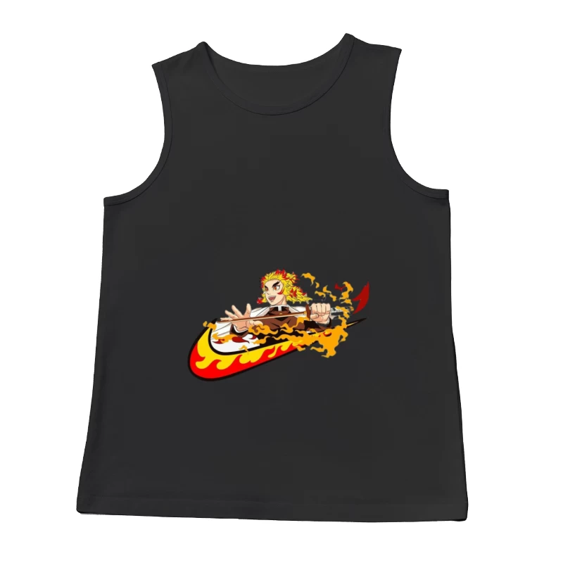 Feuriger Schwertkämpfer Herren Tanktops
