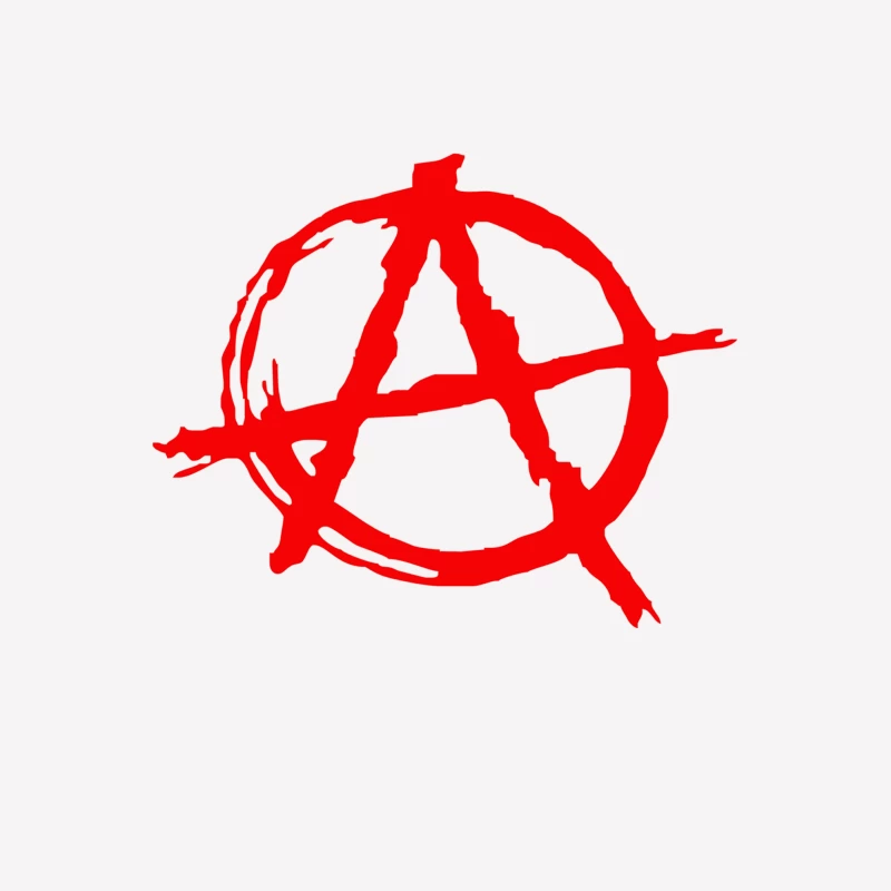 Anarchy Symbol Female T-Shirt