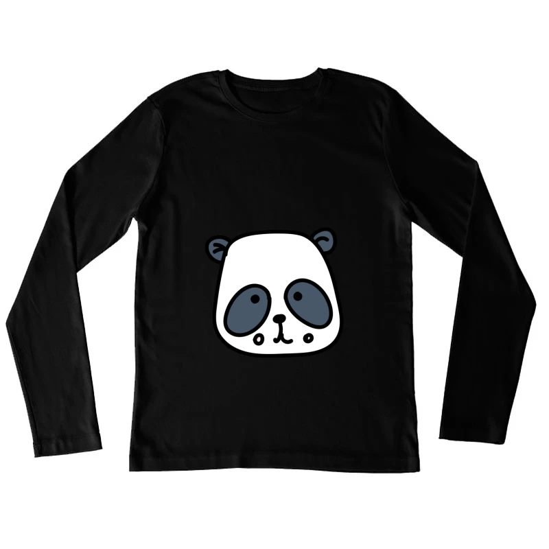 Dessins mignons de panda Femme Manches Longues T-Shirt