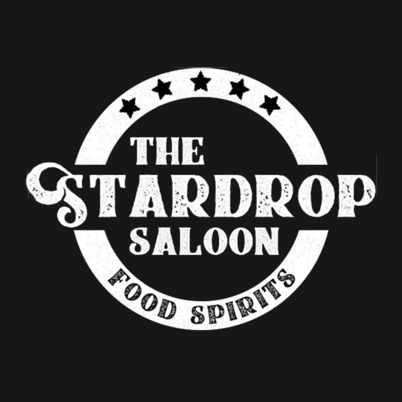 Stardrop Saloon Pub Logo Male Pullover Hoodie