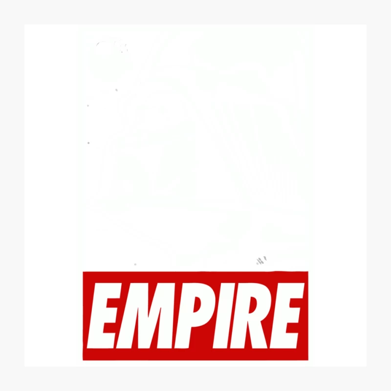 Empire Magazine Red and White Logo Pin