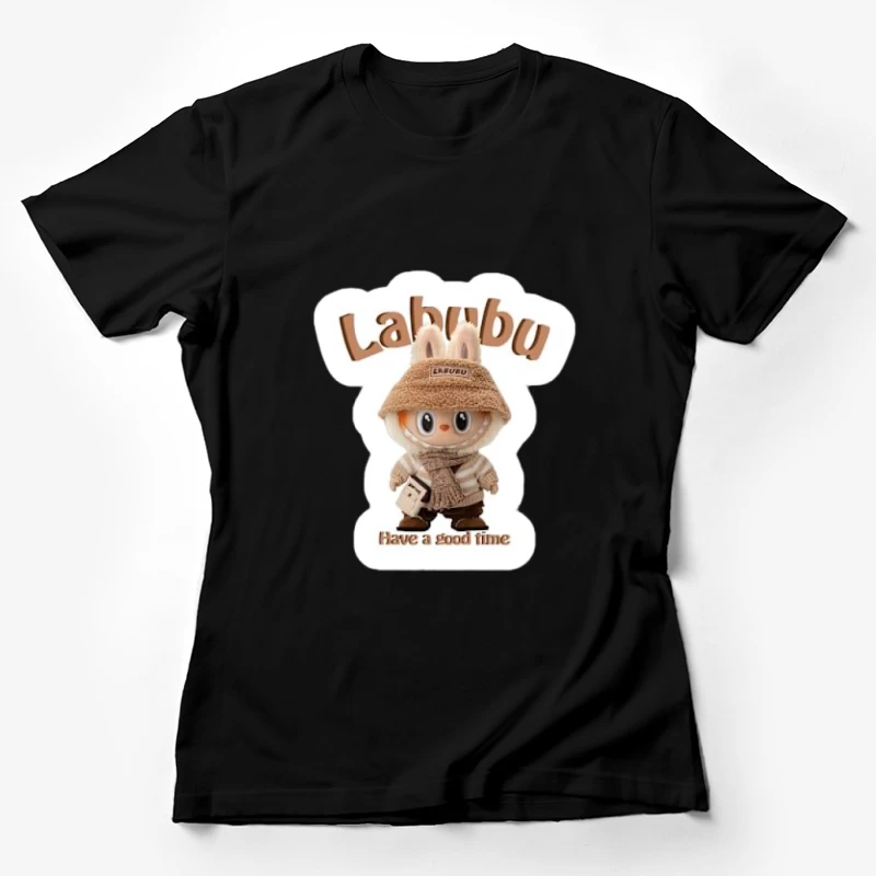 Figurine Labubu douillette en tenue d'hiver Femme T-Shirt
