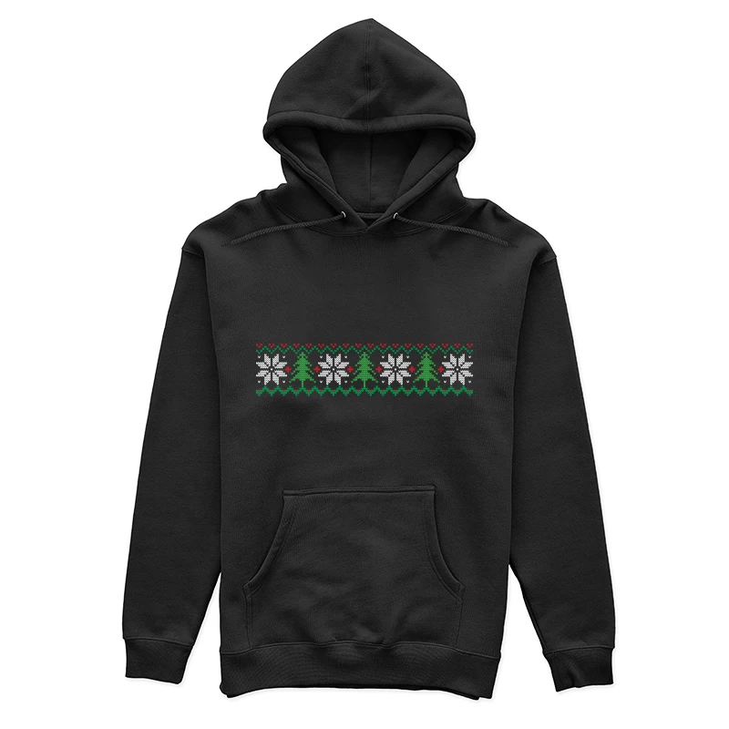 Motif de Noël tricoté Femme Sweat à capuche