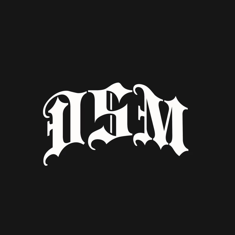 Gotisches Typografie-Design Herren T-Shirt