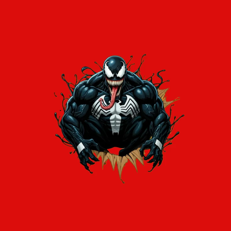 Venom: The Iconic Marvel Anti-Hero Male Tank Top