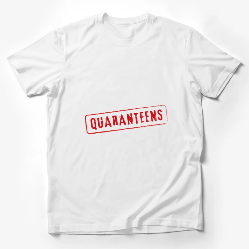 Motif Quaranteens Rouge Homme T-Shirt