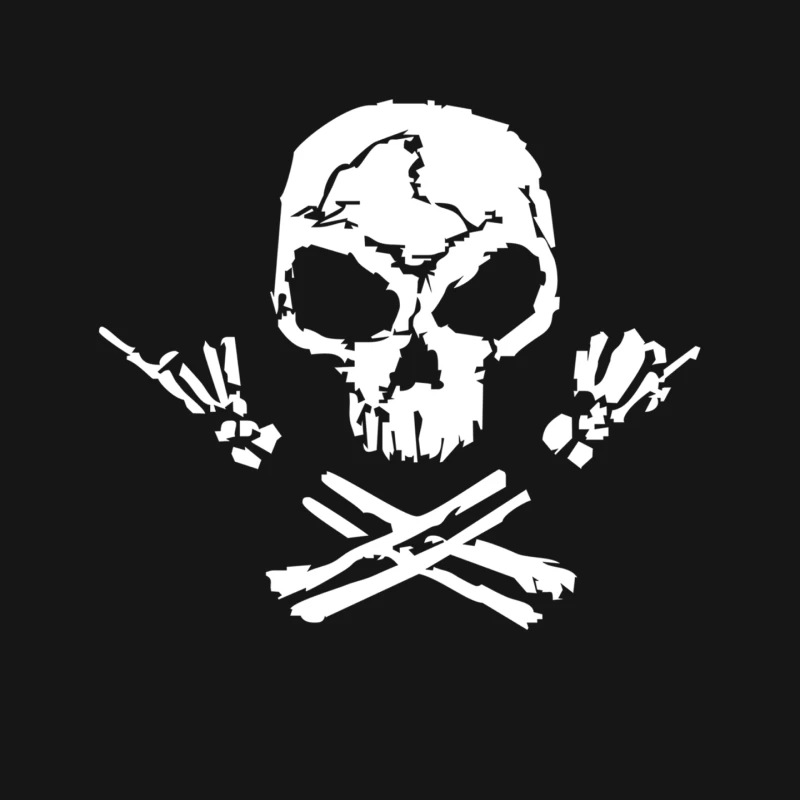 Rock Skull Mouse Pad
