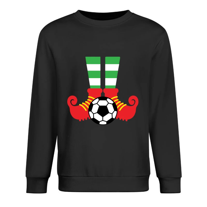 Chaussures d'elfe avec ballon de football Homme Sweat-shirt à enfiler