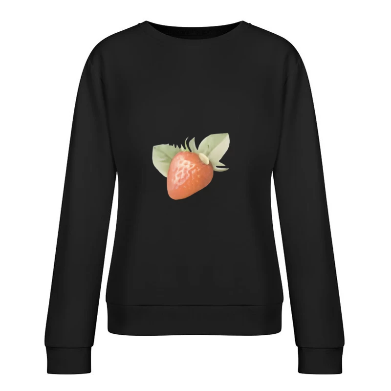 Decorazione di fragola artificiale Felpa pullover Donna