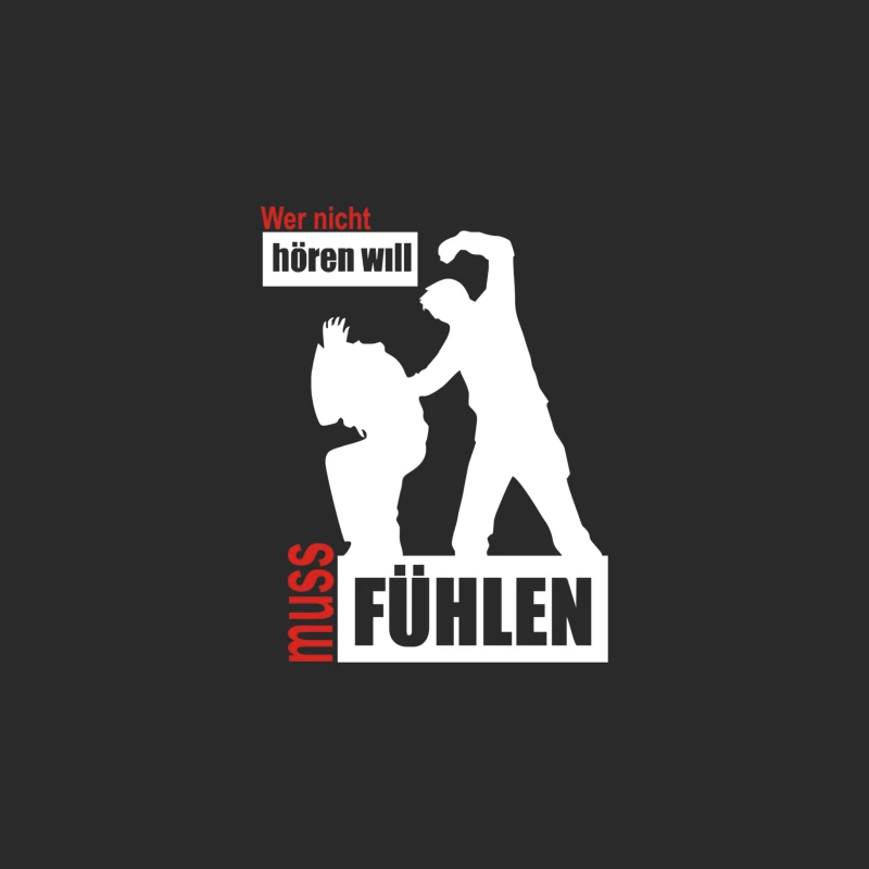 Wer Nicht Hören Will Muss Fühlen Baseball Cap