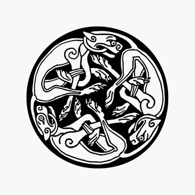 Celtic Symbol Cotton Tote Bag