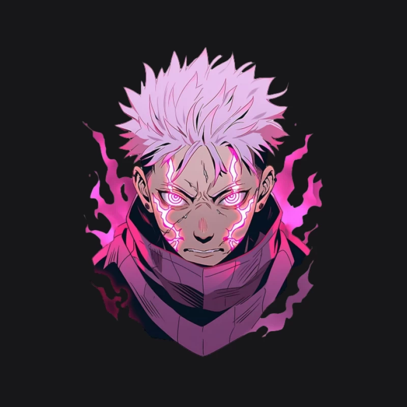 Manga-Krieger mit leuchtender Aura Herren Pullover Hoodie