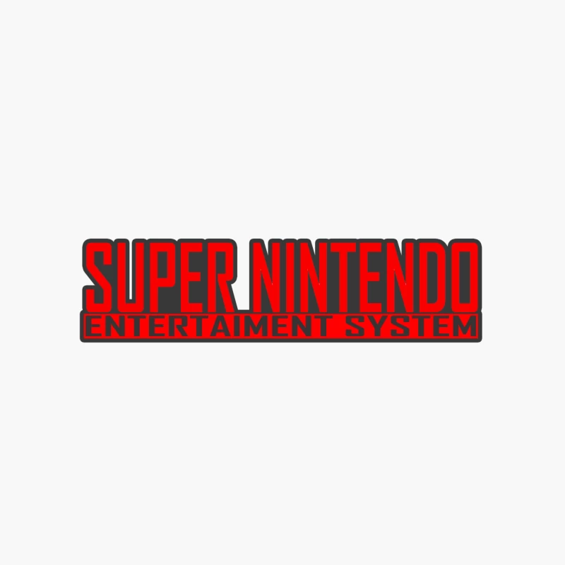Super Nintendo Entertainment System Logo Cotton Tote Bag