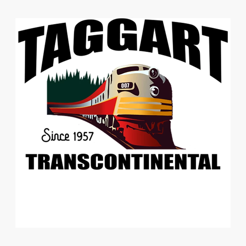 Taggart Transcontinental from Atlas Shrugged by Ayn Rand Throw Pillow