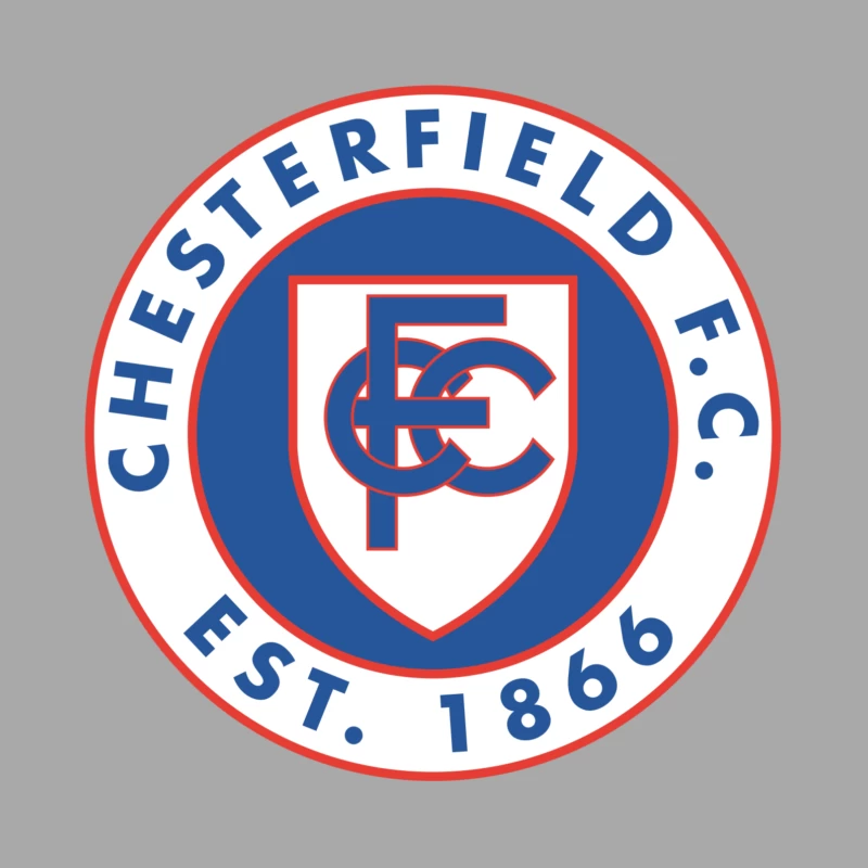 Chesterfield FC Badge Male Pullover Hoodie