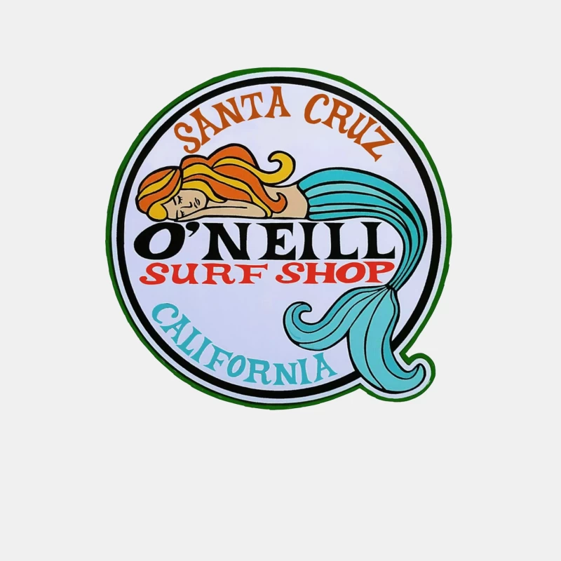 Vintage O'Neill Surf Shop Logo from Santa Cruz, California Male Tank Top